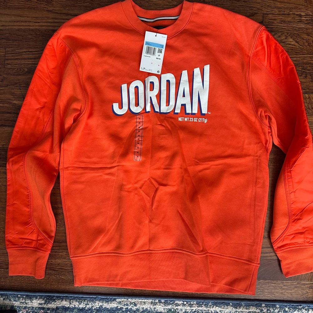 Jordan x Wheeties Orange Crewneck